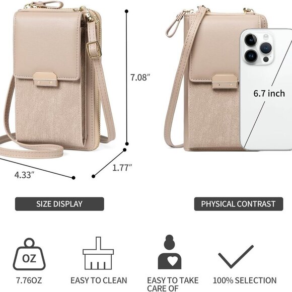 Versatile Adjustable Crossbody Phone Wallet for Women – Perfect Travel Companion - Picture 4 of 9
